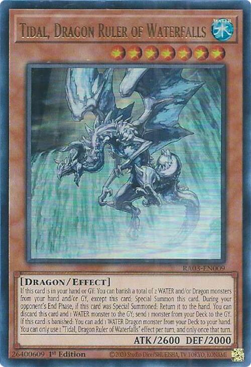 Tidal, Dragon Ruler of Waterfalls (UR) [RA03-EN009] Ultra Rare | Odin's Place