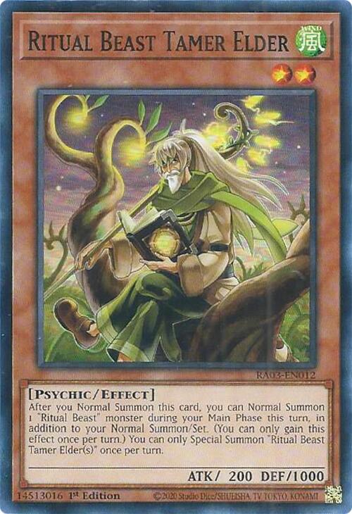 Ritual Beast Tamer Elder [RA03-EN012] Super Rare | Odin's Place