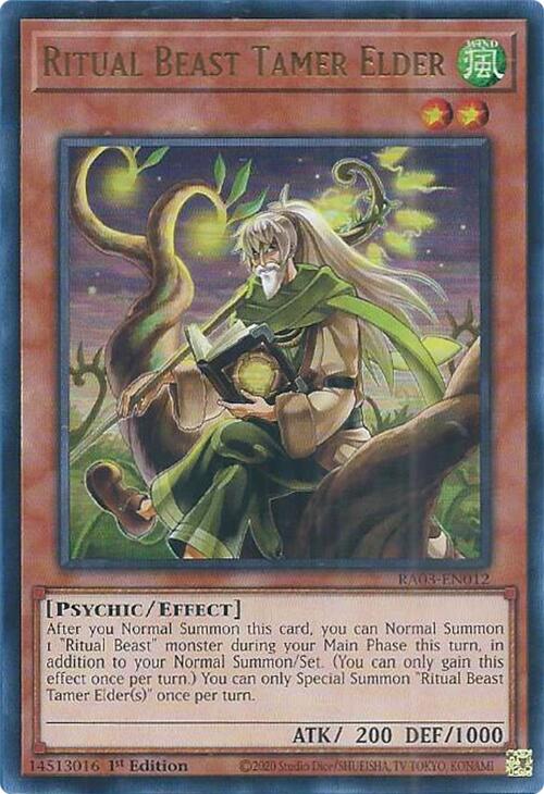 Ritual Beast Tamer Elder (UR) [RA03-EN012] Ultra Rare | Odin's Place