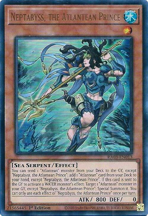 Neptabyss, the Atlantean Prince (UR) [RA03-EN013] Ultra Rare | Odin's Place