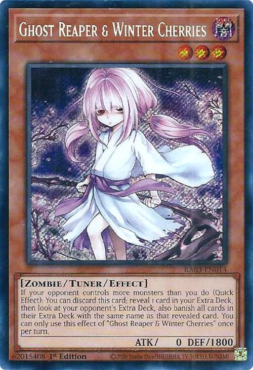Ghost Reaper & Winter Cherries (Alternate Art) (Secret Rare) [RA03-EN014] Secret Rare | Odin's Place
