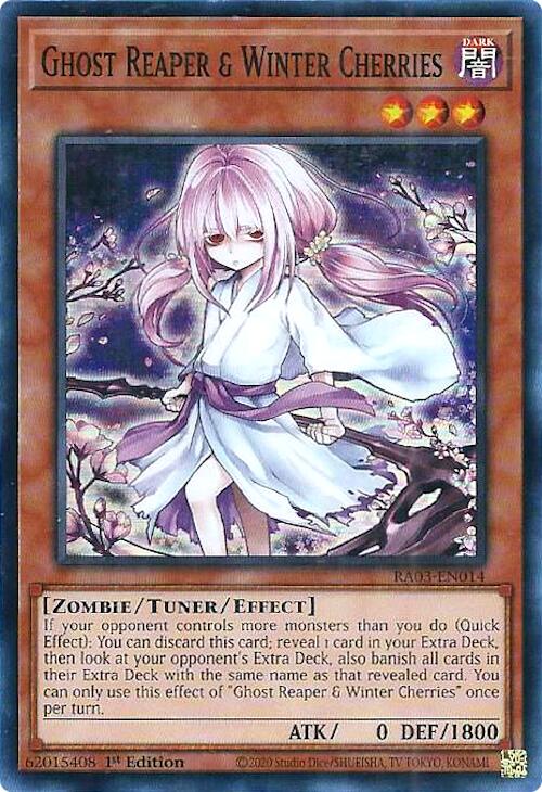 Ghost Reaper & Winter Cherries (Alternate Art) [RA03-EN014] Super Rare | Odin's Place