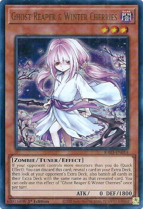 Ghost Reaper & Winter Cherries (Alternate Art) (UR) [RA03-EN014] Ultra Rare | Odin's Place