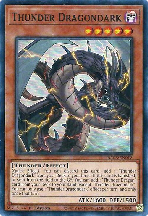 Thunder Dragondark [RA03-EN018] Super Rare | Odin's Place
