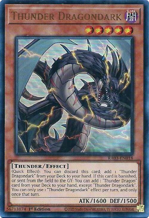 Thunder Dragondark (UR) [RA03-EN018] Ultra Rare | Odin's Place
