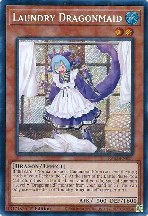 Laundry Dragonmaid (Secret Rare) [RA03-EN021] Secret Rare | Odin's Place