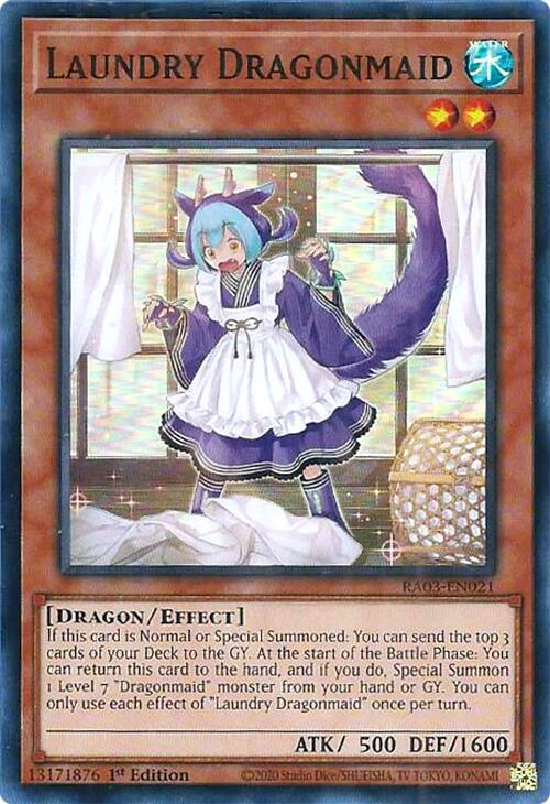 Laundry Dragonmaid [RA03-EN021] Super Rare | Odin's Place