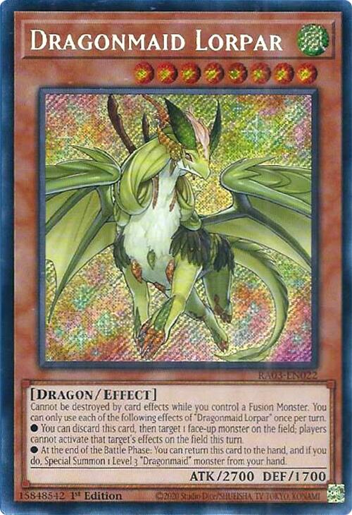 Dragonmaid Lorpar (Secret Rare) [RA03-EN022] Secret Rare | Odin's Place