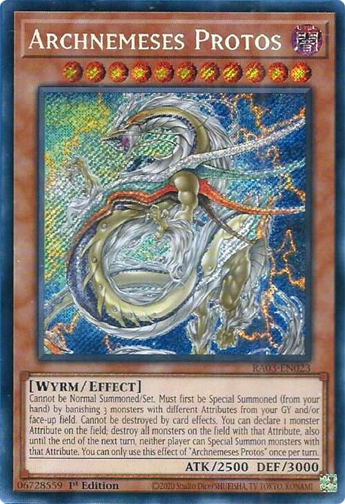 Archnemeses Protos (Secret Rare) [RA03-EN023] Secret Rare | Odin's Place