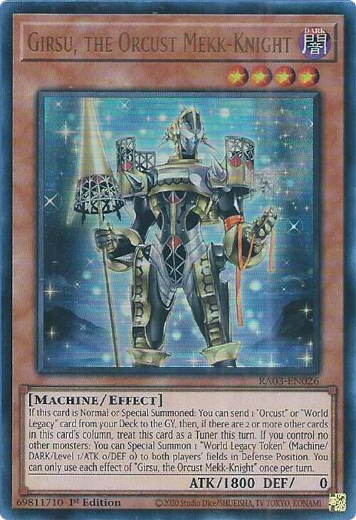 Girsu, the Orcust Mekk-Knight (UR) [RA03-EN026] Ultra Rare | Odin's Place
