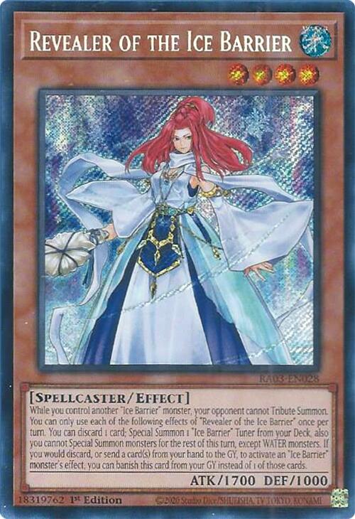 Revealer of the Ice Barrier (Secret Rare) [RA03-EN028] Secret Rare | Odin's Place