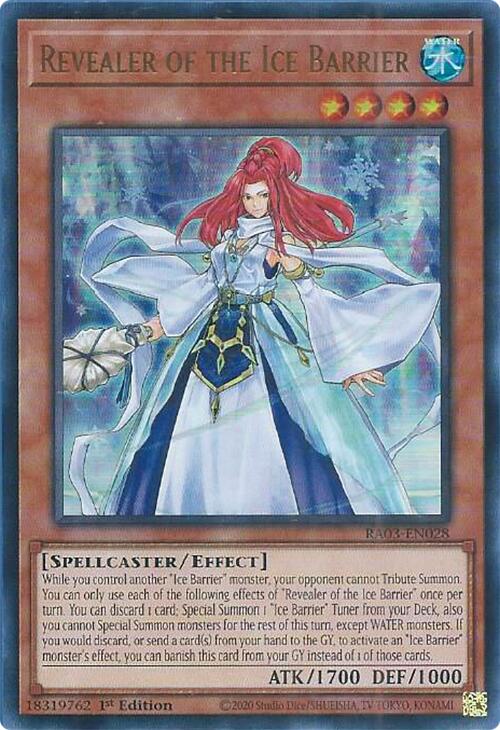 Revealer of the Ice Barrier (UR) [RA03-EN028] Ultra Rare | Odin's Place