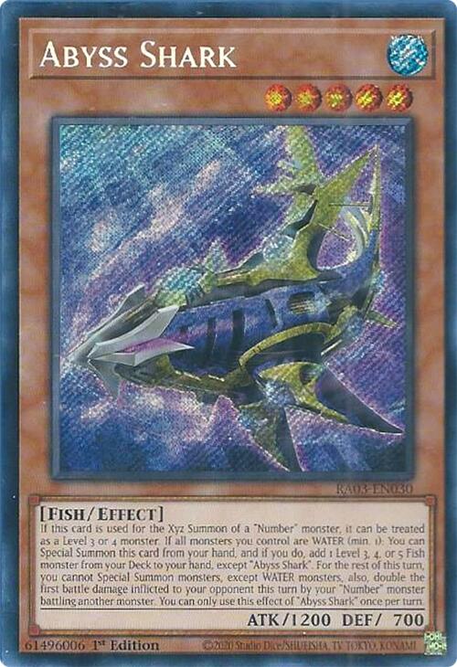 Abyss Shark (Secret Rare) [RA03-EN030] Secret Rare | Odin's Place