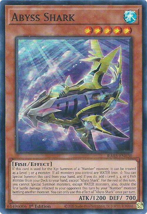 Abyss Shark [RA03-EN030] Super Rare | Odin's Place