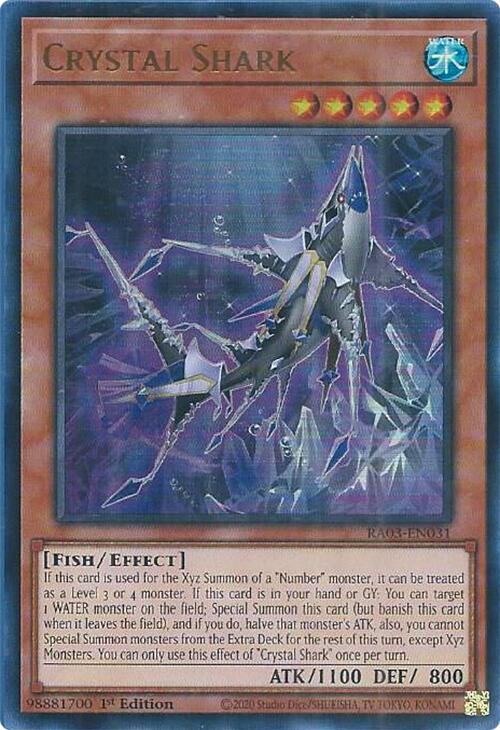 Crystal Shark (UR) [RA03-EN031] Ultra Rare | Odin's Place