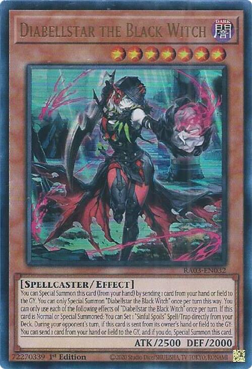 Diabellstar the Black Witch (UR) [RA03-EN032] Ultra Rare | Odin's Place