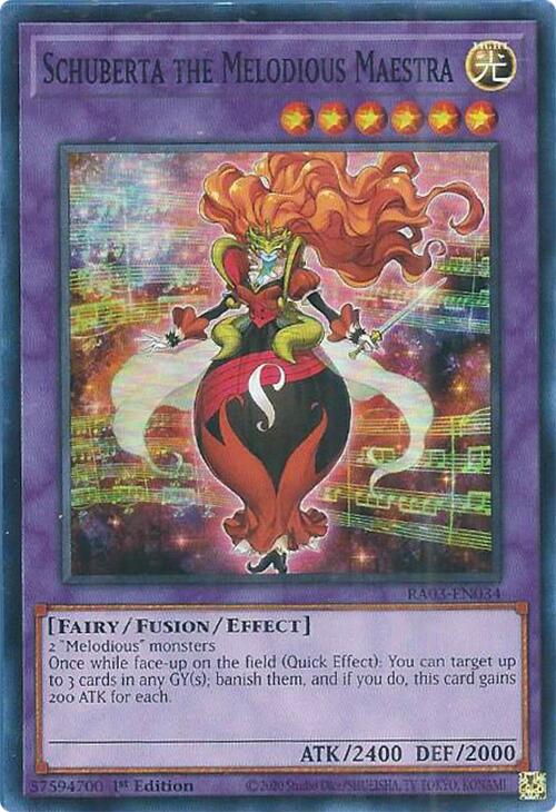 Schuberta the Melodious Maestra [RA03-EN034] Super Rare | Odin's Place