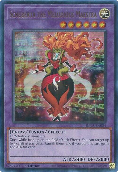 Schuberta the Melodious Maestra (UR) [RA03-EN034] Ultra Rare | Odin's Place