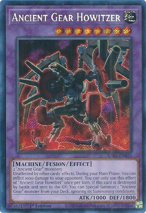 Ancient Gear Howitzer (Secret Rare) [RA03-EN035] Secret Rare | Odin's Place