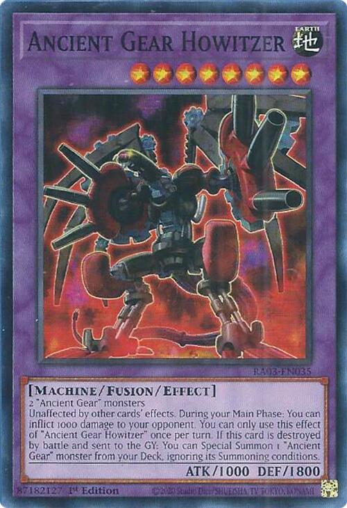 Ancient Gear Howitzer [RA03-EN035] Super Rare | Odin's Place