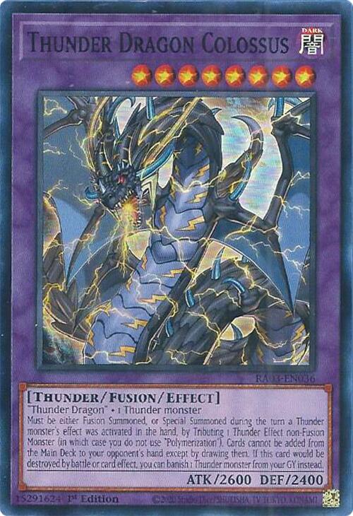 Thunder Dragon Colossus [RA03-EN036] Super Rare | Odin's Place