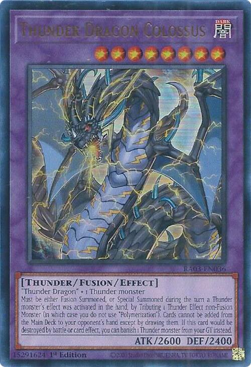 Thunder Dragon Colossus (UR) [RA03-EN036] Ultra Rare | Odin's Place