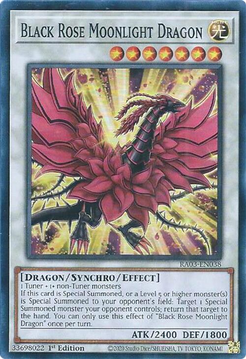 Black Rose Moonlight Dragon [RA03-EN038] Super Rare | Odin's Place
