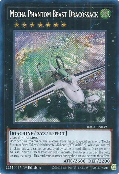 Mecha Phantom Beast Dracossack (Secret Rare) [RA03-EN039] Secret Rare | Odin's Place
