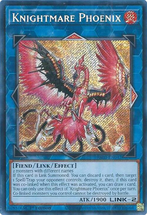 Knightmare Phoenix (Secret Rare) [RA03-EN042] Secret Rare | Odin's Place