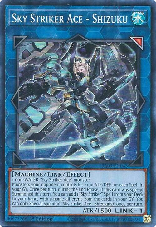 Sky Striker Ace - Shizuku [RA03-EN043] Super Rare | Odin's Place