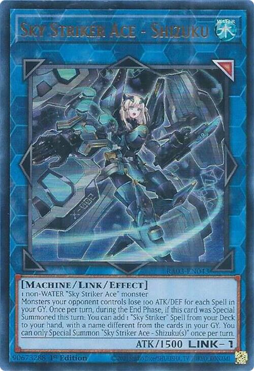 Sky Striker Ace - Shizuku (UR) [RA03-EN043] Ultra Rare | Odin's Place