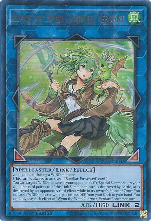 Wynn the Wind Charmer, Verdant (UR) [RA03-EN045] Ultra Rare | Odin's Place