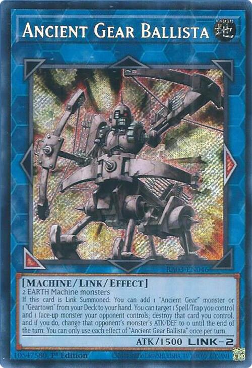 Ancient Gear Ballista (Secret Rare) [RA03-EN046] Secret Rare | Odin's Place