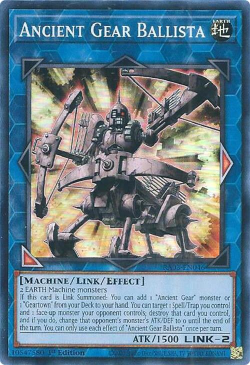 Ancient Gear Ballista [RA03-EN046] Super Rare | Odin's Place