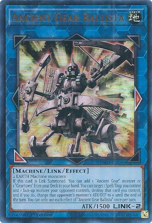 Ancient Gear Ballista (UR) [RA03-EN046] Ultra Rare | Odin's Place