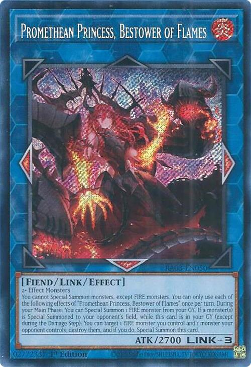 Promethean Princess, Bestower of Flames (Secret Rare) [RA03-EN050] Secret Rare | Odin's Place