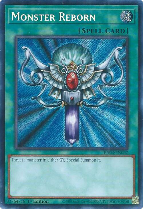 Monster Reborn (Secret Rare) [RA03-EN052] Secret Rare | Odin's Place