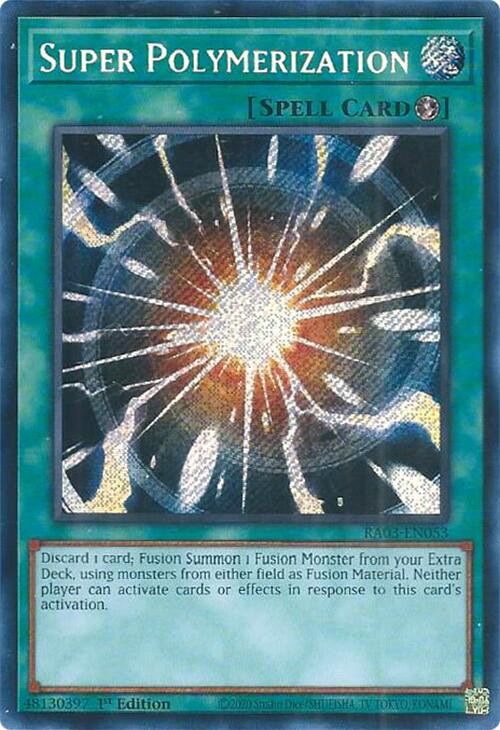 Super Polymerization (Secret Rare) [RA03-EN053] Secret Rare | Odin's Place