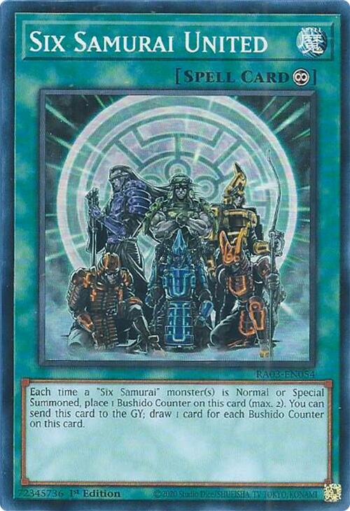 Six Samurai United [RA03-EN054] Super Rare | Odin's Place