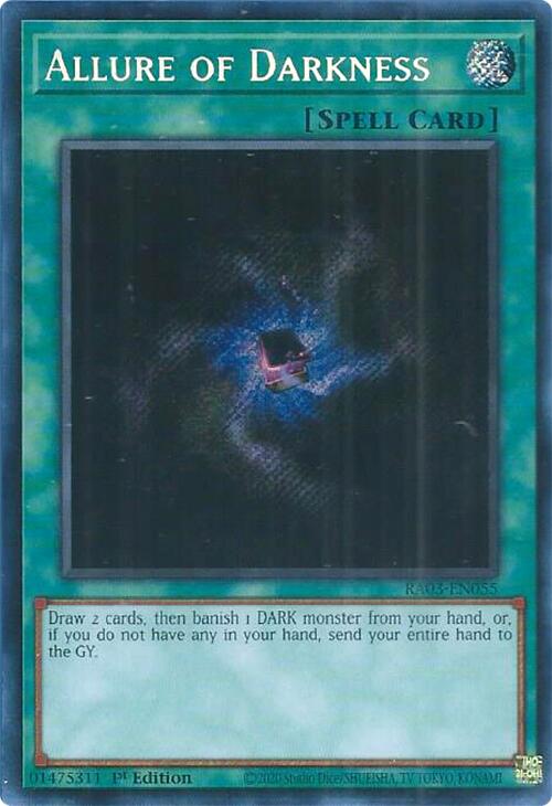 Allure of Darkness (Secret Rare) [RA03-EN055] Secret Rare | Odin's Place