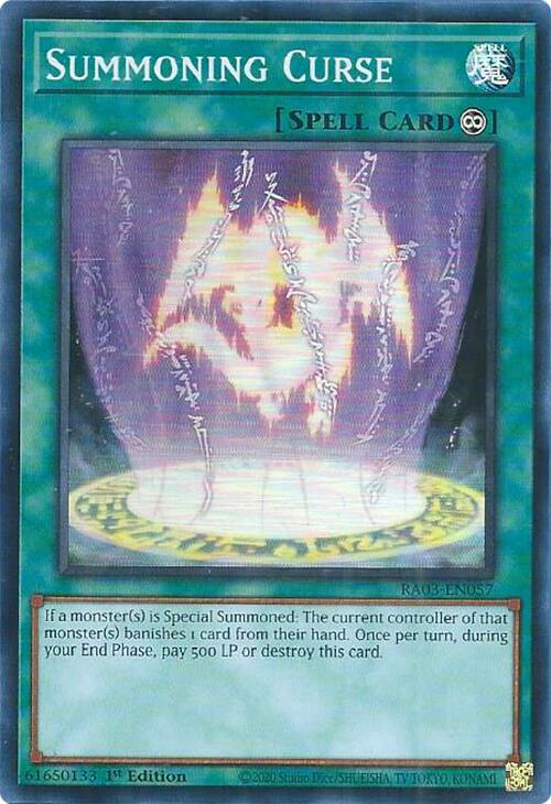 Summoning Curse [RA03-EN057] Super Rare | Odin's Place
