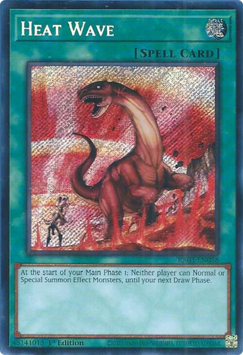 Heat Wave (Secret Rare) [RA03-EN058] Secret Rare | Odin's Place