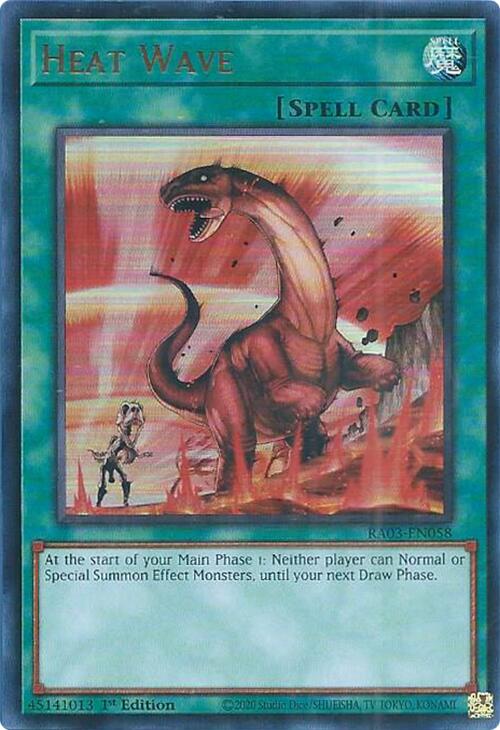 Heat Wave (UR) [RA03-EN058] Ultra Rare | Odin's Place