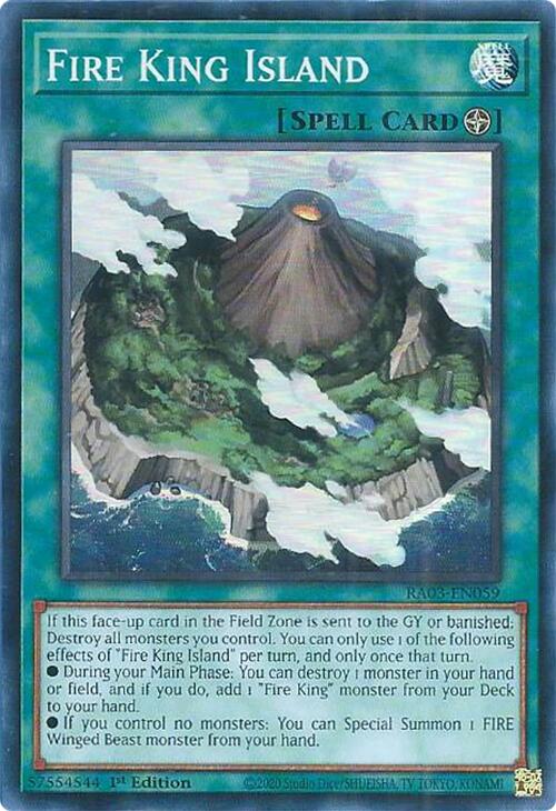 Fire King Island [RA03-EN059] Super Rare | Odin's Place