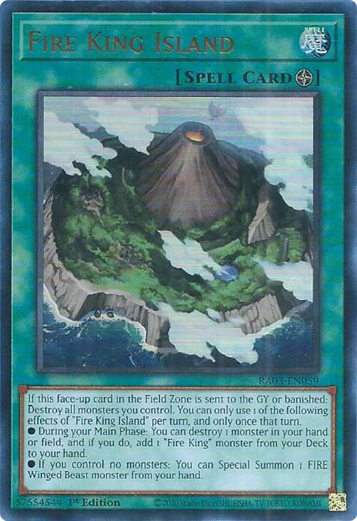 Fire King Island (UR) [RA03-EN059] Ultra Rare | Odin's Place