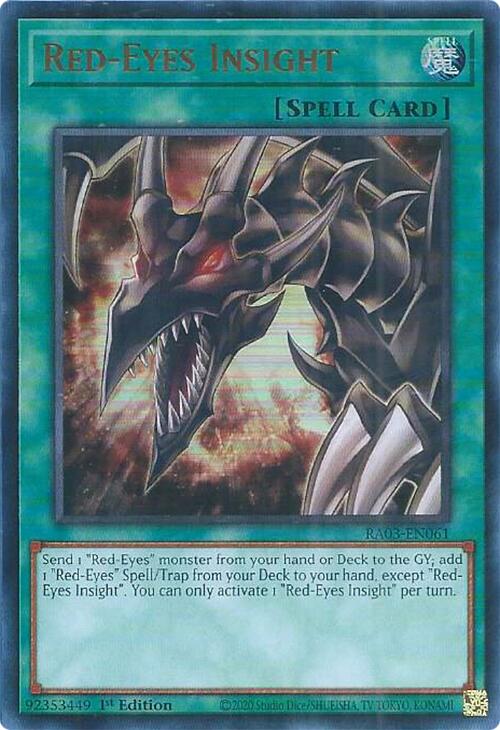 Red-Eyes Insight (UR) [RA03-EN061] Ultra Rare | Odin's Place