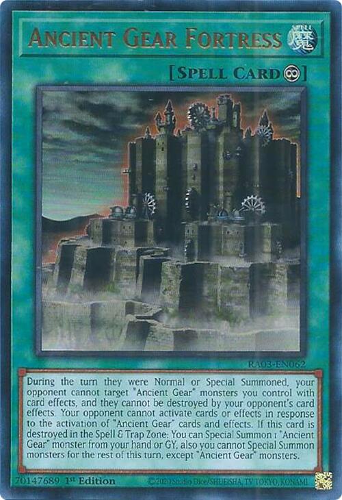 Ancient Gear Fortress (UR) [RA03-EN062] Ultra Rare | Odin's Place