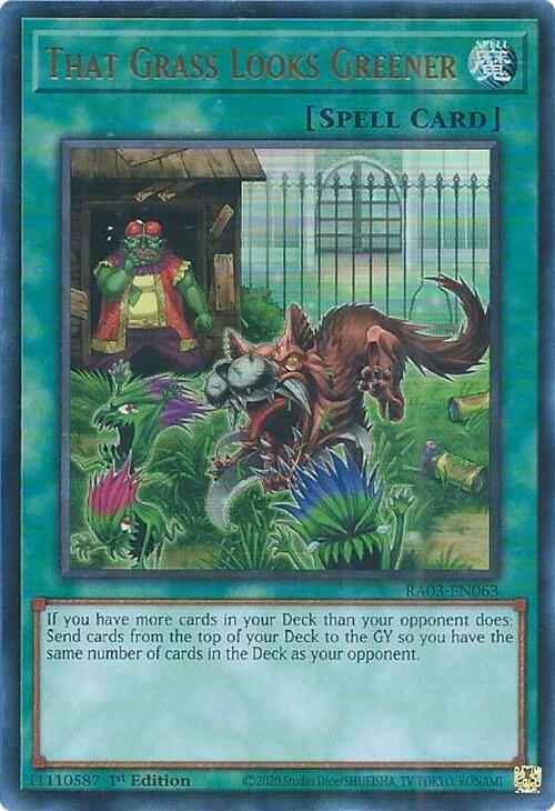 That Grass Looks Greener (UR) [RA03-EN063] Ultra Rare | Odin's Place