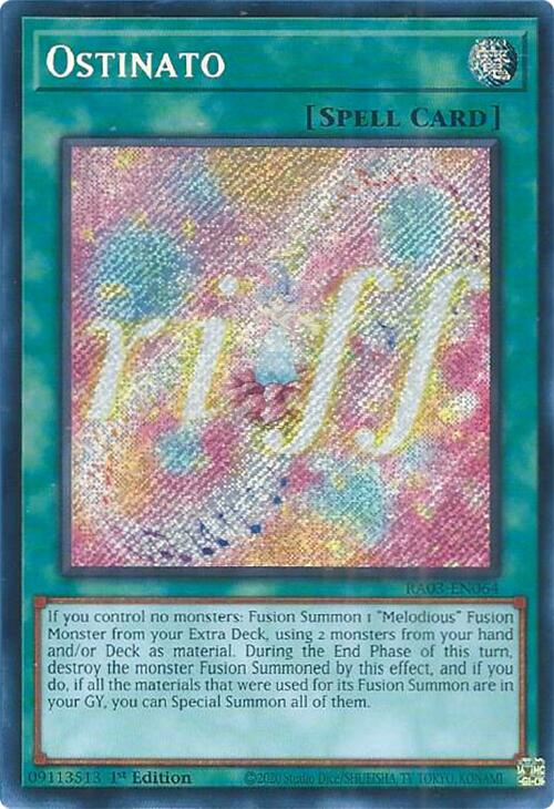 Ostinato (Secret Rare) [RA03-EN064] Secret Rare | Odin's Place
