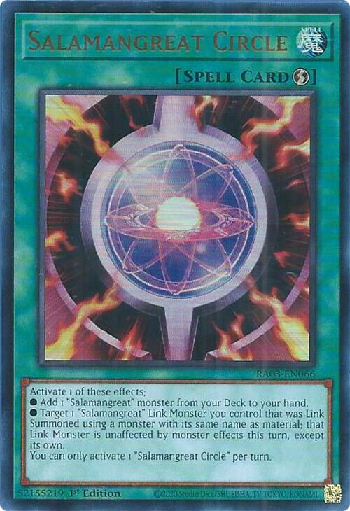 Salamangreat Circle (UR) [RA03-EN066] Ultra Rare | Odin's Place